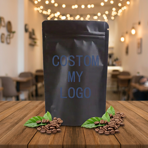 Kundenspezifische Bedruckte Kaffee- und Tee-Verpackungsbeutel aus Kunststoff PE VMPET mit Reißverschluss, Stehbeutel aus Aluminiumfolie und Mylar - Product Image 5