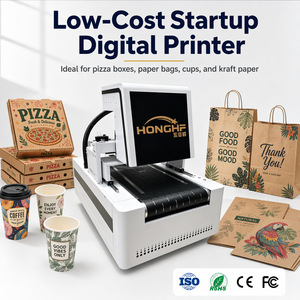 Impresora de Inyección de Tinta de Alta Velocidad de un Solo Paso para Cartón Corrugado, Cajas de Pizza y Hamburguesas, Bolsas de Papel, Vasos, Servilletas y Pañuelos - Product Image 1