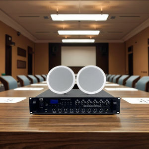 Amplificador de potencia integrado de radio MP3 listo para enviar con control de volumen independiente de 6 zonas - Product Image 2