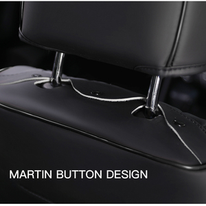 Housses de <span class=keywords><strong>siège</strong></span> universelles en cuir de haute qualité, ensemble complet, durables, sport, luxe, tissu, 90% berline, SUV, 5 places, <span class=keywords><strong>protection</strong></span> automobile toutes saisons - Product Image 4