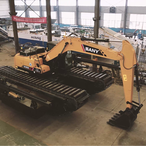 Prezzo all'ingrosso idraulico escavatori anfibi con pontoni laterali aggiuntivi e pompa di palude - Product Image 1