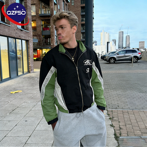 Chaqueta Cortavientos QZFSO Personalizada, Unisex, Tallas Grandes, Ligera, con Capucha, Corte Regular, Poliéster/Nailon, con Cierre y Estampado Serigrafiado - Product Image 1