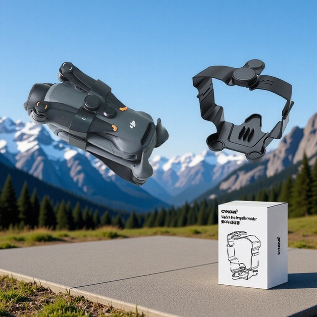 Compatible with for Mavic 4 Pro Drone Propeller Mount Strap Gimbal Protective Cover Dustproof Accessories PC Magnetic Suction