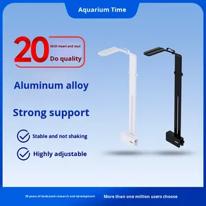 Soporte de Cristal en Forma de L con Altura Ajustable para Focos <span class=keywords><strong>LED</strong></span> de <span class=keywords><strong>Acuario</strong></span>, Soporte para Lámpara de Reptiles - Product Image 5