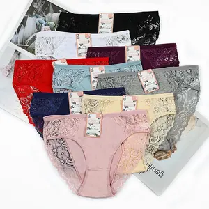 Factory direct selling New Ladies'underwear Sexy Lace Women sexy underwear Breathable 95%cotton 5%spandex