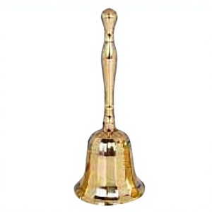 Oferta especial, campana de mano Vintage de latón, respetuosa con el medio ambiente, calidad fina, larga duración, brillante, campana de llamada de oficina, accesorios religiosos - Product Image 1