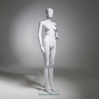 M086-BBTZ Mannequin féminin en plastique blanc non peint 100% sans COV, recyclable, inodore, sans revêtement chimique