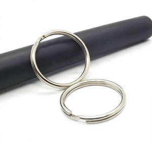 YIWANG Factory Wholesale 25mm Silver Metal <b>Split</b> <b>Ring</b> <b>Key</b> Chains - Product Image 4