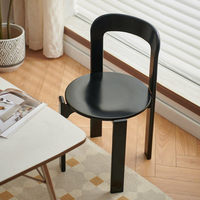Chaise de salle à manger empilable, stable, portable, en bois de hêtre gris moderne, en contreplaqué, rouge, imperméable, pour la maison et l'hôtel