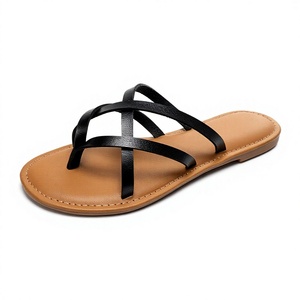 <b>Women</b> Strap <b>Gladiator</b> <b>Sandals</b> Ankle Elastic Band Open Toe Flat Heel Sexy PVC Casual Daily Footwear for Ladies - Product Image 6