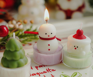 Collection <span class=keywords><strong>de</strong></span> Noël <span class=keywords><strong>Bougie</strong></span> aromathérapeutique créative - Parfums festifs, décoration cosy pour l'ambiance des fêtes et les rassemblements familiaux - Product Image 2