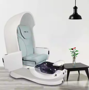 Silla de pedicura <span class=keywords><strong>para</strong></span> salón de uñas Material de madera Muebles de salón de madera <span class=keywords><strong>para</strong></span> manicura de lujo y <span class=keywords><strong>spa</strong></span> de uñas - Product Image 5