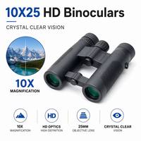 Outdoor Telescoop Verrekijker 10X25 HD Hoge Kwaliteit Verrekijker voor Wandelen Kamperen Reizen Vogelspotten Volwassenen Cadeau Concert