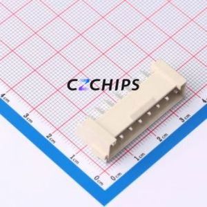 HCZZ0590-8 Wire-to-Board Pin Header SMD,P=3.96mm,Horizontal Mount Connector 1x8P 3.96mm Horizontal Mount VH - Product Image 1
