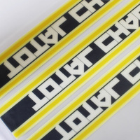 Étiquette de transfert thermique en silicone caoutchouc 3D personnalisée pour vêtements
