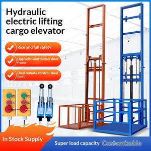 מעלית מספריים הידראולית עם זרוע אנכית ושולחנות חשמליים - Product Image 1