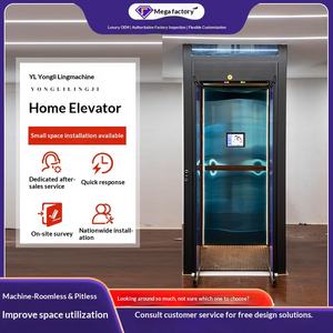 Ascenseur domestique intérieur et extérieur, ascenseur hydraulique à traction pour maisons individuelles, deux étages, trois étages, ascenseur privé - Product Image 5