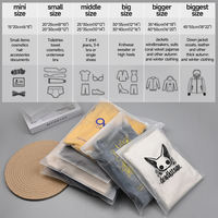 Sacs en plastique refermables avec fermeture éclair givrée, impression de logo personnalisée de haute qualité, sacs en plastique mats noirs avec fermeture éclair pour l'emballage des vêtements