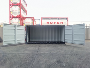 20 conteneurs de stockage de fret à prix d'usine, conteneurs d'expédition de porte latérale ouverte à sec de 20 pieds - Product Image 4