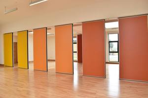 Mampara Plegable para Habitaciones, Diseño de Aislamiento Acústico Móvil, Pared Divisoria Deslizante, Plegable y Flexible para Salas de Conferencias y Escuelas - Product Image 2