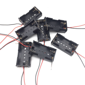 Fabrieksdirecte levering kleine oplage DIY elektronische componenten 2*AA mes-schakelaar batterijhouder voor elektronische apparaten - Product Image 2