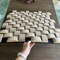 Nouveauté : Panneau acoustique décoratif en MDF sur mesure, insonorisant, de forme spéciale, pour chambre d'hôtel