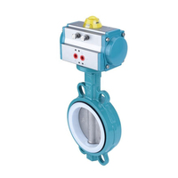 Vanne de régulation papillon motorisée en fonte Baichuan DN50-DN200 à bride wafer pour eau, huile et gaz
