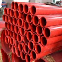 Tuyaux hydrauliques/gaz/fluide Baolai pour la lutte contre les incendies, revêtement époxy, approuvés UL FM, norme ASTM, acier au carbone non allié galvanisé ERW