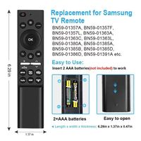 Control Remoto de Voz para TV RM-G2500 V1 de Alta Calidad OEM ODM, Compatible con Todos los Televisores Inteligentes Samsung Serie TU8000/RU9000, Serie Crystal UHD