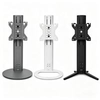 Support d'écran motorisé autoportant VESA pour moniteur unique, réglable en hauteur (26-32 pouces), pivotant et inclinable, station de travail, 10 kg