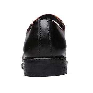Chaussures en cuir pour hommes personnalisées faites à la main, chaussures formelles d'affaires, cuir de vachette de qualité supérieure avec lacets et motifs gravés, chaussures pour hommes - Product Image 5