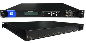 ציוד שידור רדיו וטלוויזיה 8 12 24 יציאות מקודד HD 1080p ממיר DVB <span class=keywords><strong>IP</strong></span> סטרימינג <span class=keywords><strong>IP</strong></span> מקודד וידאו CATV IPTV COL5011F - Product Image 3