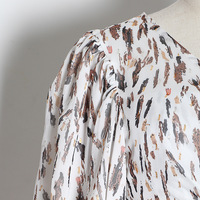 Robes décontractées pour femmes, sexy, à une épaule, imprimées de fleurs, asymétriques, à manches longues bouffantes, robes d'été pour femmes