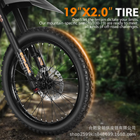 Moto tout-terrain électrique, vélo électrique 60V 32Ah 3000W, vélo électrique à batterie lithium, moto tout-terrain électrique