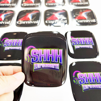 Signes Marque Étiquette Badge Auto-adhésif Impression Autocollant Personnalisé Cercle Rond Epoxy Autocollant