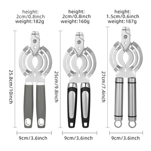 Stainless Steel Heavy Duty Can <b>Opener</b> Multi Function Bottle <b>Opener</b> Kitchen Tool With Handle Easy To Open - Product Image 5