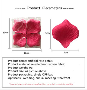 Petali di rosa essiccati di seta artificiale del petalo del fiore artificiale di vendita caldo 2022 per le <span class=keywords><strong>decorazioni</strong></span> di nozze - Product Image 4