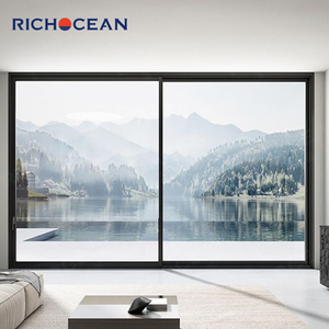 Portes coulissantes en aluminium RICHOCEAN Villa résistantes aux ouragans, double vitrage trempé, <span class=keywords><strong>porte</strong></span> patio coulissante extérieure - Product Image 3