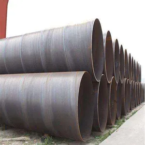 Welded carbon steel pipe cement mortar lining carbon steel pipe carbon steel Large hollow pipe