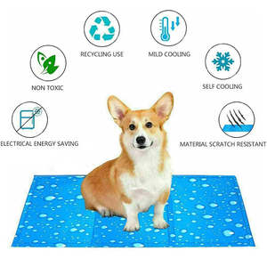 Druck aktiviertes Haustier Coole Matte Chilly <span class=keywords><strong>Dog</strong></span> Cooling MatNo Wasser oder Kühlung Benötigtes Gel-Kühl kissen für Hunde Katzen - Product Image 5