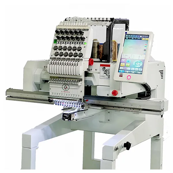 Lihong Single Head Automatic Computerized Embroidery Machine Easy To Operate For Beginner