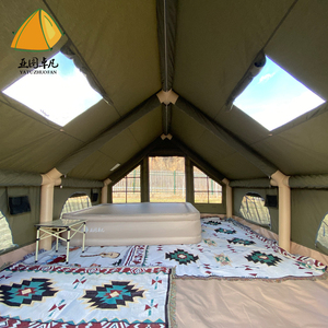8 12 Person Ultralight <b>Large</b> Space Luxury Family Camping <b>Tent</b> Waterproof Outdoor House Factory Price MQ9000 Air <b>Tent</b> Inflatable - Product Image 5