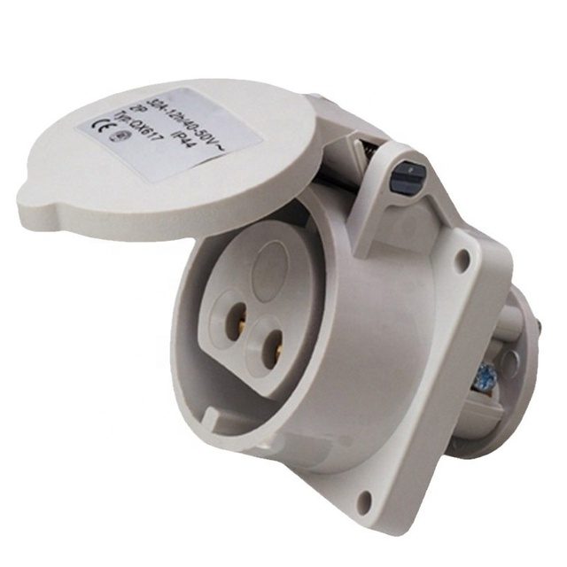 Industrial Plug Socket SAIPWELL CEE IEC Low Voltage 2P 3P 16A 32A Panel Mounted Male Female Plugs Sockets