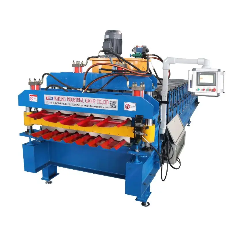 deck double layer roof roll forming machine