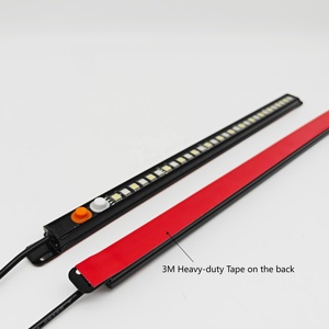 Barre lumineuse <span class=keywords><strong>LED</strong></span> de <span class=keywords><strong>camping</strong></span> <span class=keywords><strong>12V</strong></span> à intensité variable, double couleur ambre + blanc/rouge + blanc, tout-en-un, éclairage portable pour <span class=keywords><strong>camping</strong></span>-<span class=keywords><strong>car</strong></span>, tente, voiture - Product Image 3