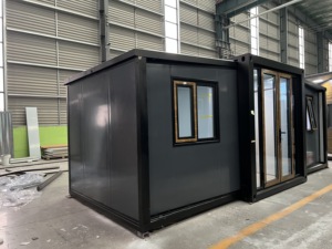 10ft Extendable Container House Sandwich Panel One Bedroom Living Room Thermal Break Aluminum Doors Windows for Apartment Villa - Product Image 1