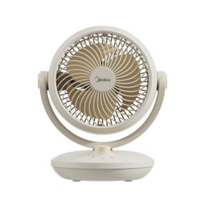 Ventilador de escritorio Midea de 12 pulgadas, color albaricoque, circulación de aire eléctrica para el hogar, dormitorio, ventilador de flujo axial alimentado por USB - Product Image 6