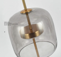 Lampe sur pied en verre moderne et simple, postmoderne, LED, élégante et décorative, pour hôtel, décoration intérieure