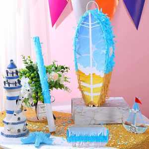 <b>Summer</b> Hawaii Beach Birthday Pinata <b>Decorations</b> with Surfboard Design Paper Material - Product Image 1