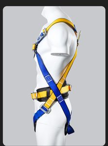 समायोज्य लंबाई पांच-बिंदु पूर्ण शरीर औद्योगिक चढ़ाई निर्माण सुरक्षा हार्नेस बेल्ट - Product Image 3